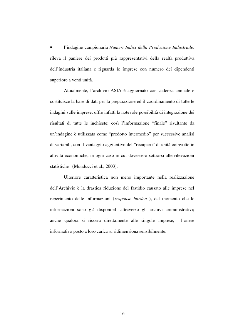 Anteprima della tesi: Dati su imprese e gruppi d'impresa: dagli archivi amministrativi alle fonti statistiche, Pagina 12
