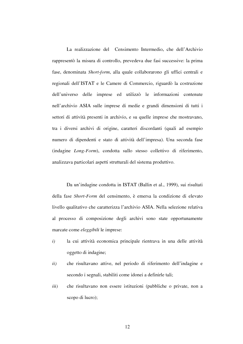 Anteprima della tesi: Dati su imprese e gruppi d'impresa: dagli archivi amministrativi alle fonti statistiche, Pagina 8