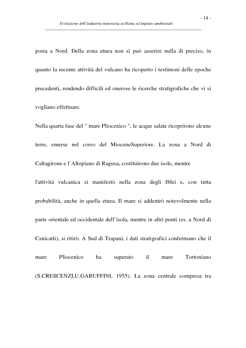 Anteprima della tesi: Evoluzione dell'industria mineraria ed impatto ambientale, Pagina 12