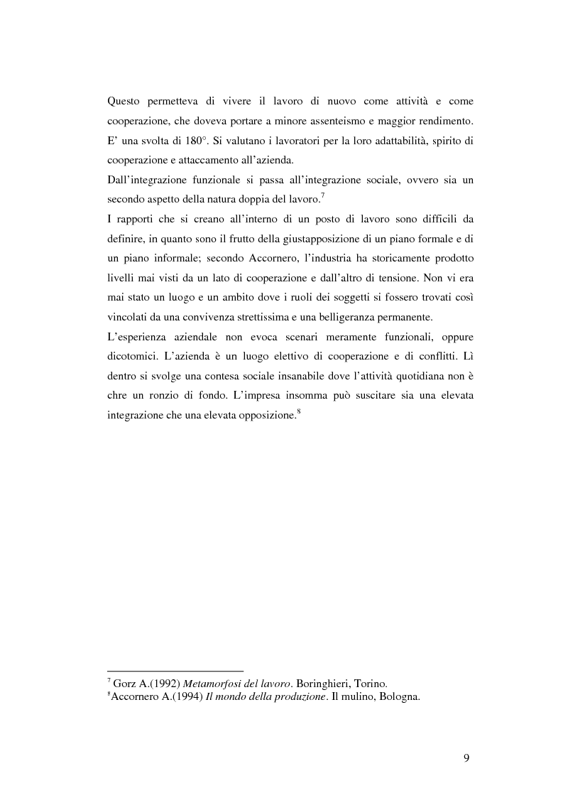 Anteprima della tesi: Gli aspetti ludici del lavoro, Pagina 6