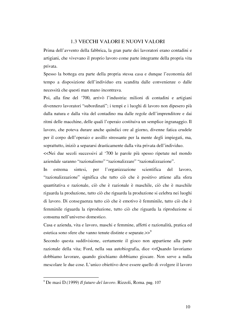 Anteprima della tesi: Gli aspetti ludici del lavoro, Pagina 7