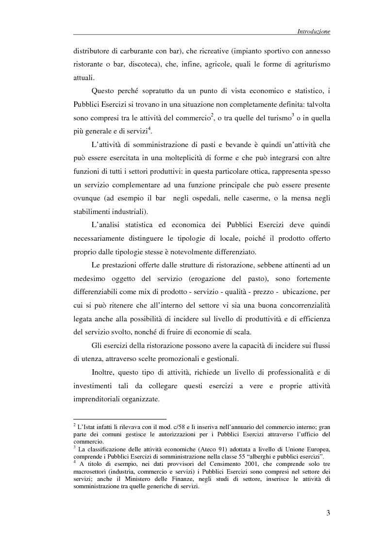 Anteprima della tesi: La tecnica Shift-Share: un'applicazione sui dati dei Pubblici Esercizi del Comune di Prato, Pagina 3