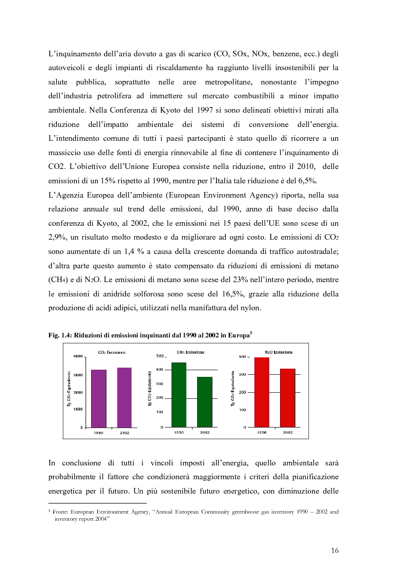 Anteprima della tesi: Analisi e caratteristiche di una nuova filiera di biocarburanti in Toscana, Pagina 10