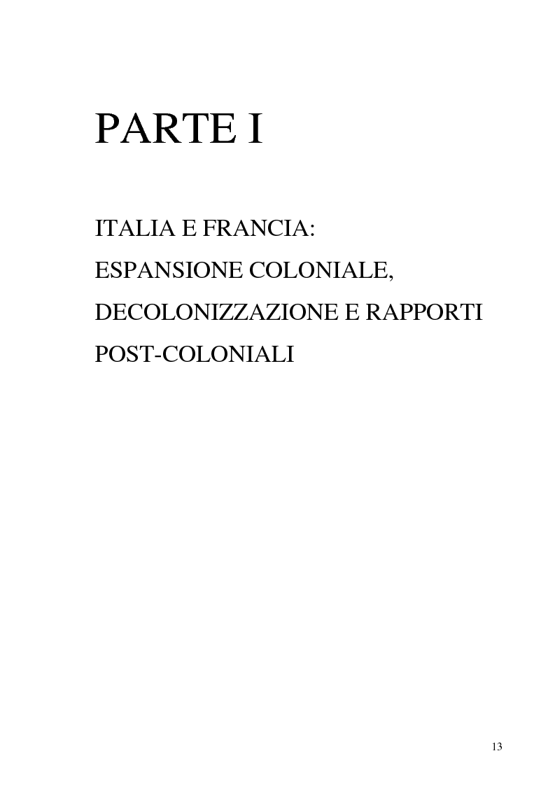 Anteprima della tesi: Terre di Islam. Italia e Francia nel mutare di un rapporto., Pagina 10