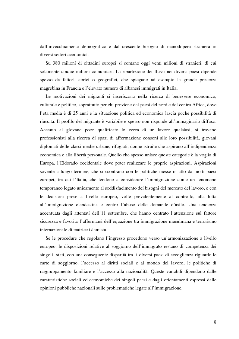 Anteprima della tesi: Terre di Islam. Italia e Francia nel mutare di un rapporto., Pagina 5