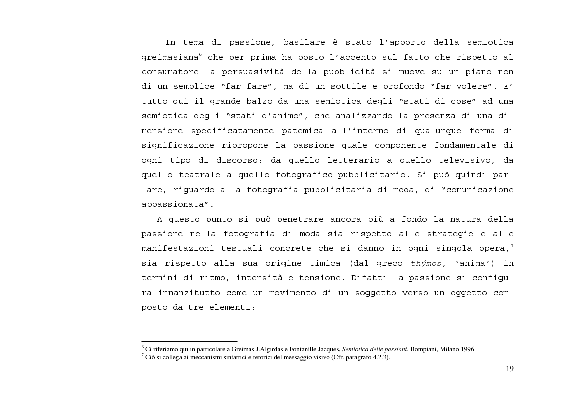 Anteprima della tesi: L'immagine sensibile e la sensibilità all'immagine. Estetica ed emozione nella fotografia di moda tra arte e business., Pagina 15
