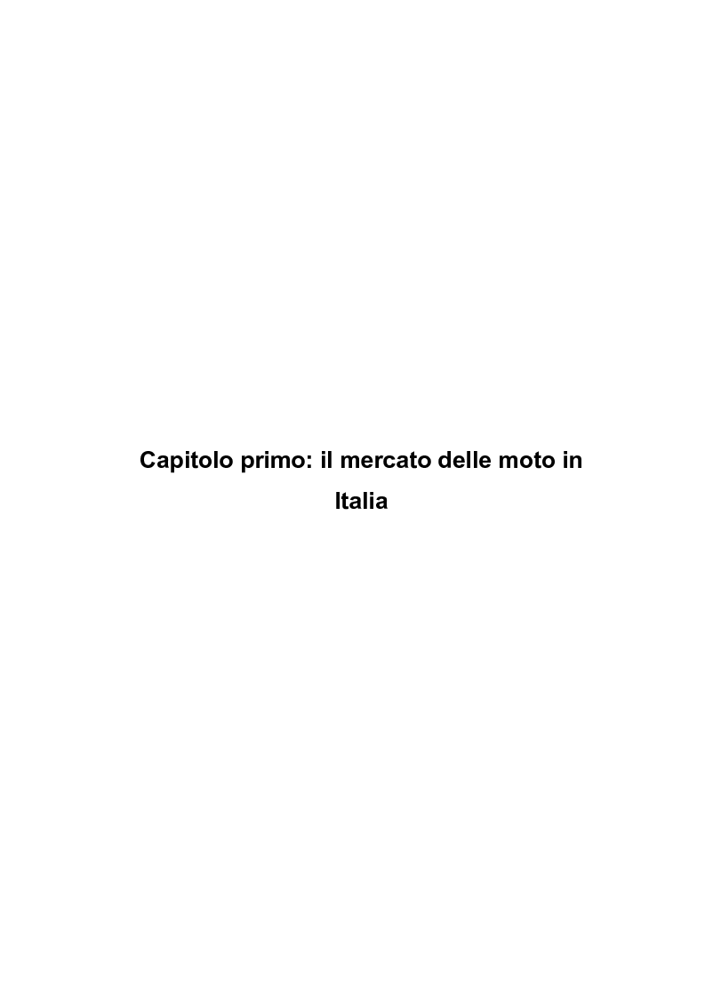 Anteprima della tesi: Il marketing tribale nel mercato motociclistico: il caso Ducati, Pagina 4