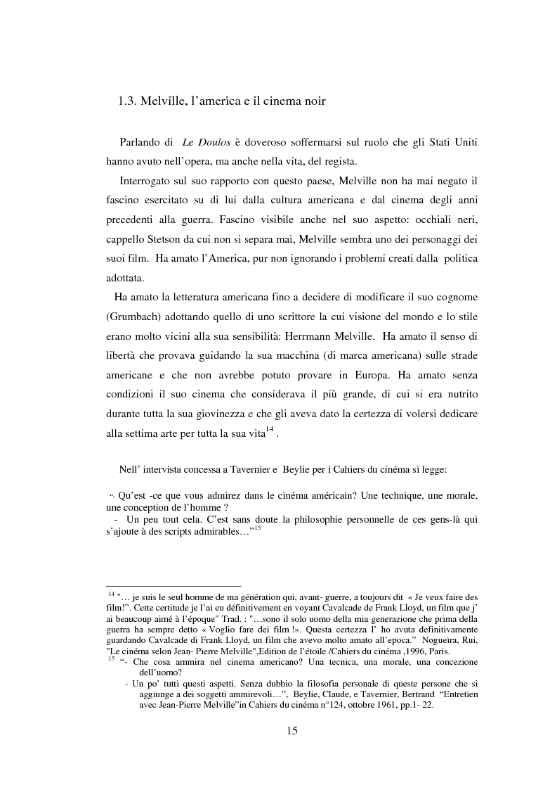 Anteprima della tesi: Il cinema noir di Jean-Pierre Melville: la circolarità della simulazione, Pagina 12