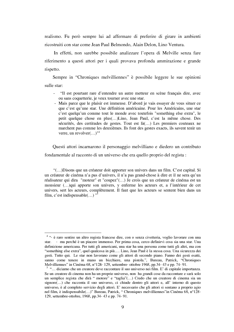 Anteprima della tesi: Il cinema noir di Jean-Pierre Melville: la circolarità della simulazione, Pagina 6
