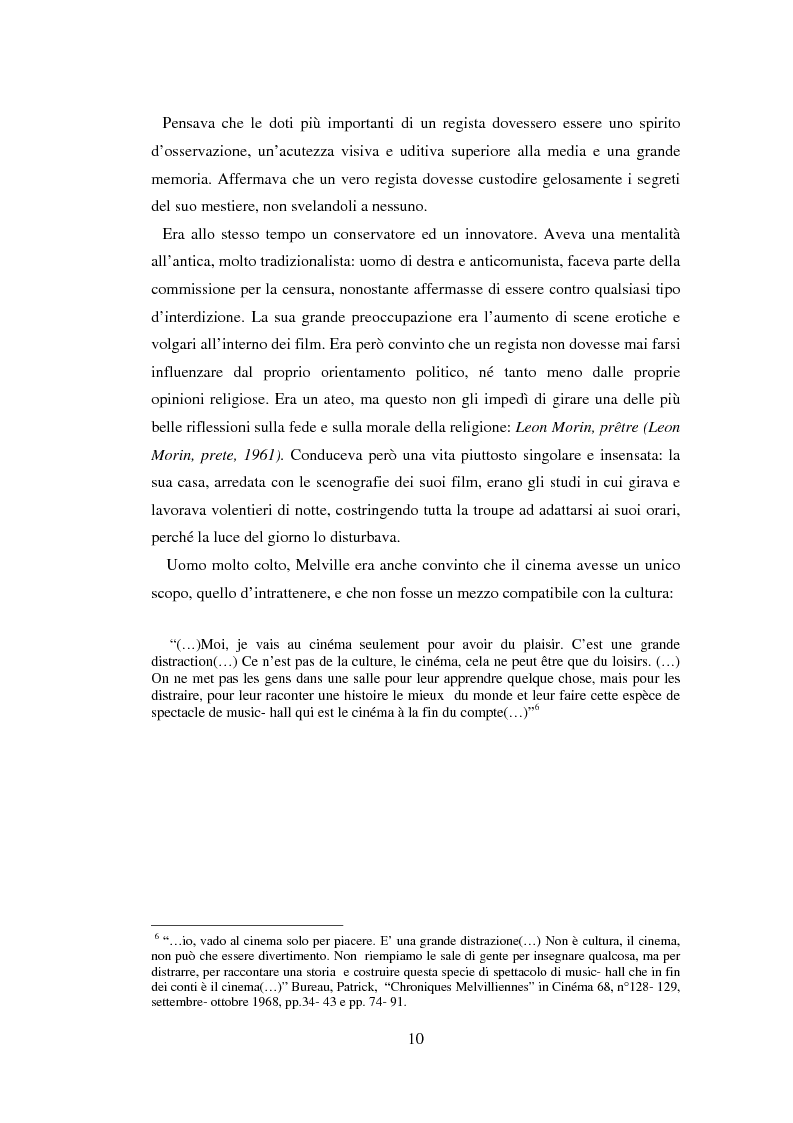 Anteprima della tesi: Il cinema noir di Jean-Pierre Melville: la circolarità della simulazione, Pagina 7