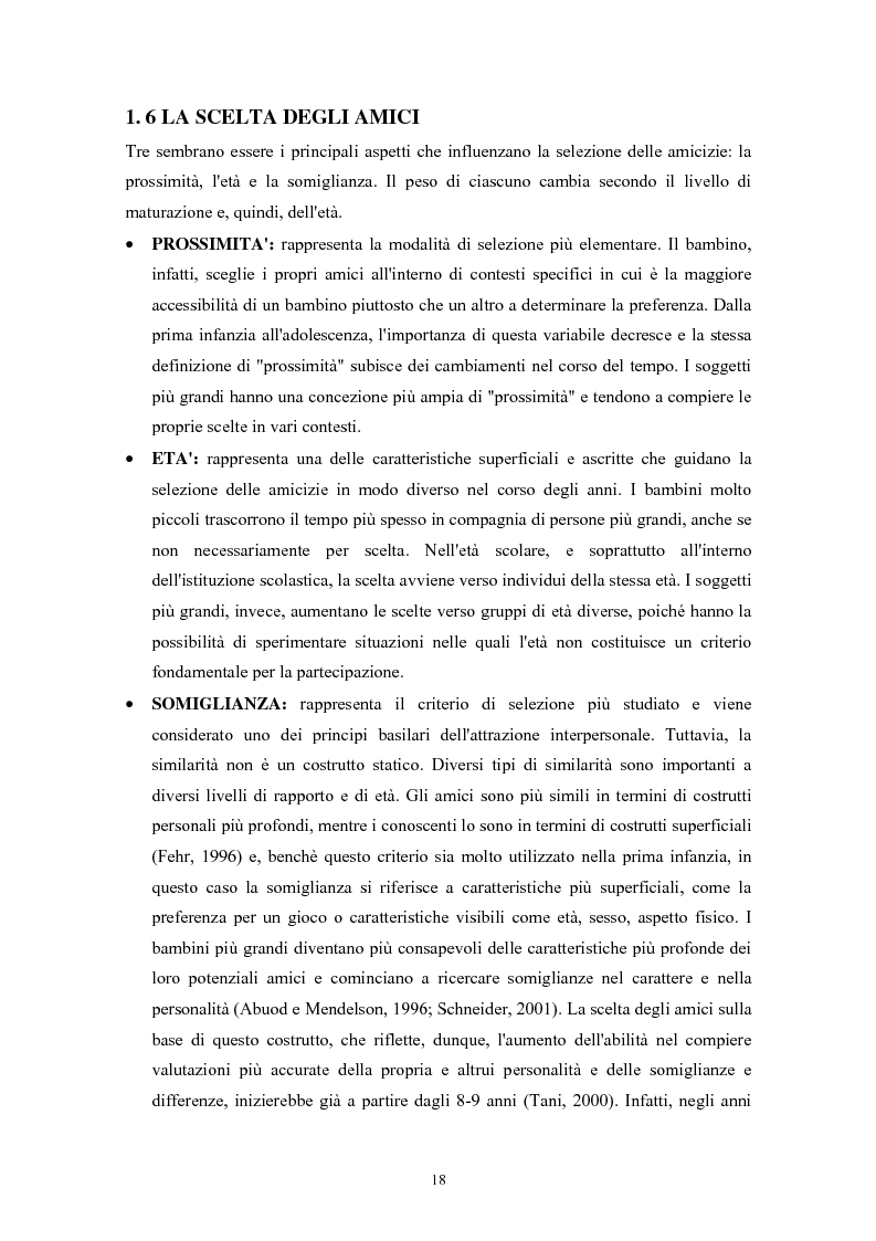 Anteprima della tesi: Caratteristiche temperamentali e stili di attaccamento nello sviluppo della competenza sociale: uno studio osservativo, Pagina 14