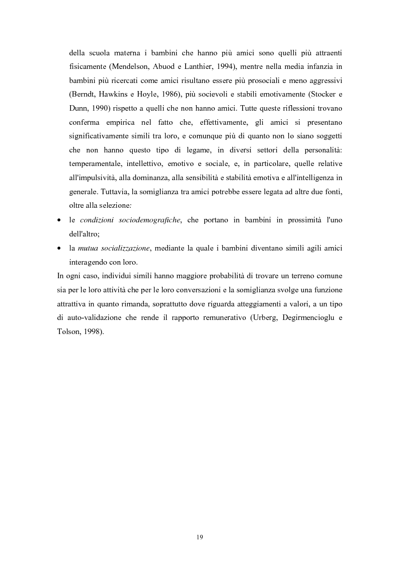 Anteprima della tesi: Caratteristiche temperamentali e stili di attaccamento nello sviluppo della competenza sociale: uno studio osservativo, Pagina 15