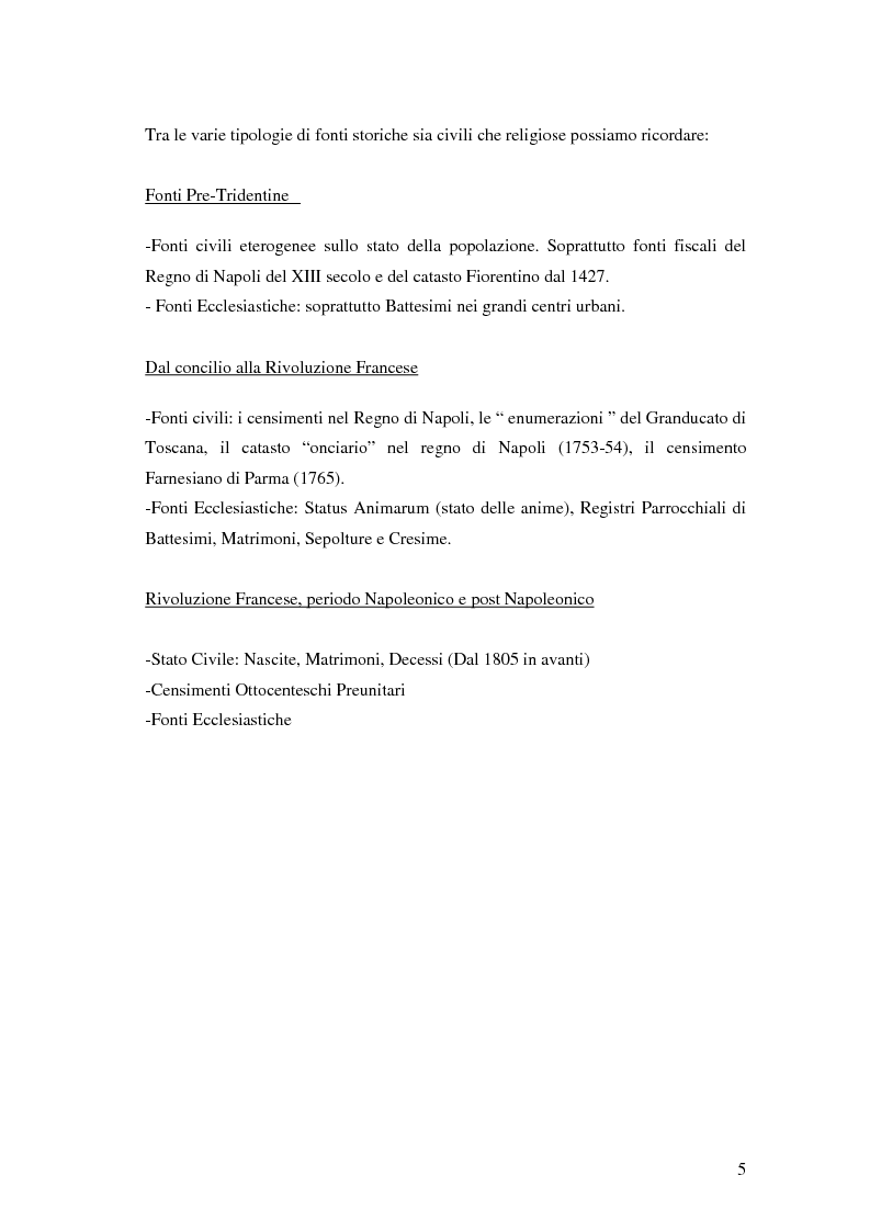 Anteprima della tesi: Analisi biodemografica di una popolazione dell'Appennino Parmense: Iggio (secoli XVIII-XX), Pagina 2