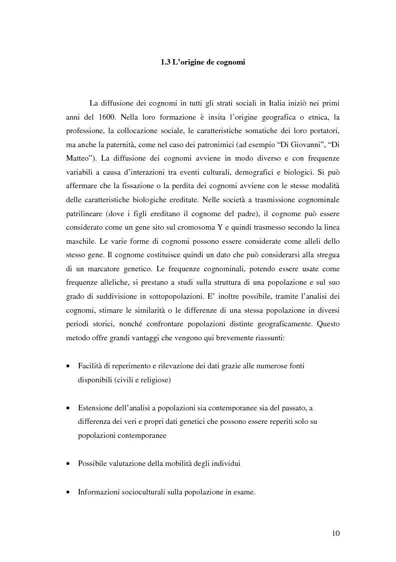 Anteprima della tesi: Analisi biodemografica di una popolazione dell'Appennino Parmense: Iggio (secoli XVIII-XX), Pagina 7