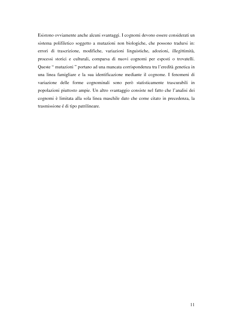 Anteprima della tesi: Analisi biodemografica di una popolazione dell'Appennino Parmense: Iggio (secoli XVIII-XX), Pagina 8