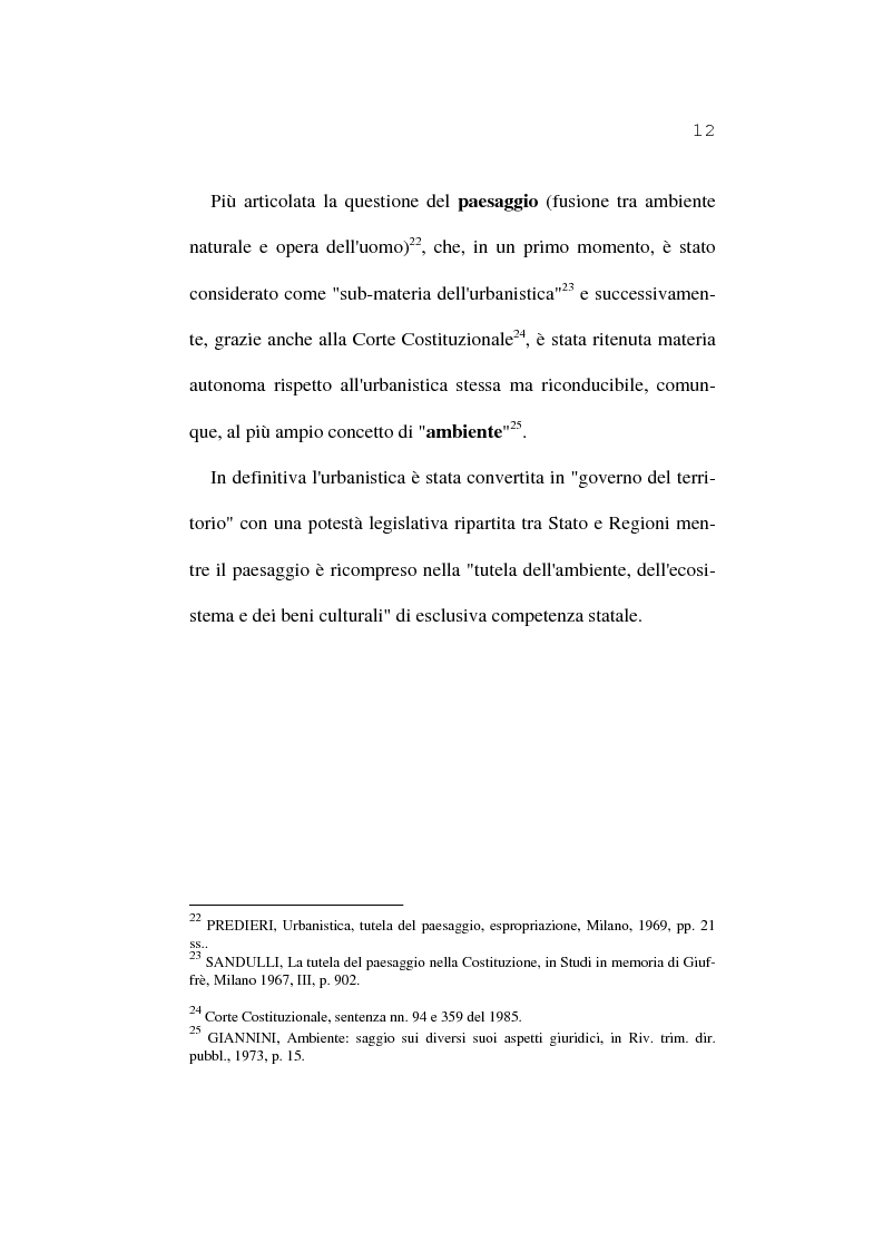 Anteprima della tesi: Vincoli di inedificabilità: reiterazione e indennizzabilità, Pagina 12