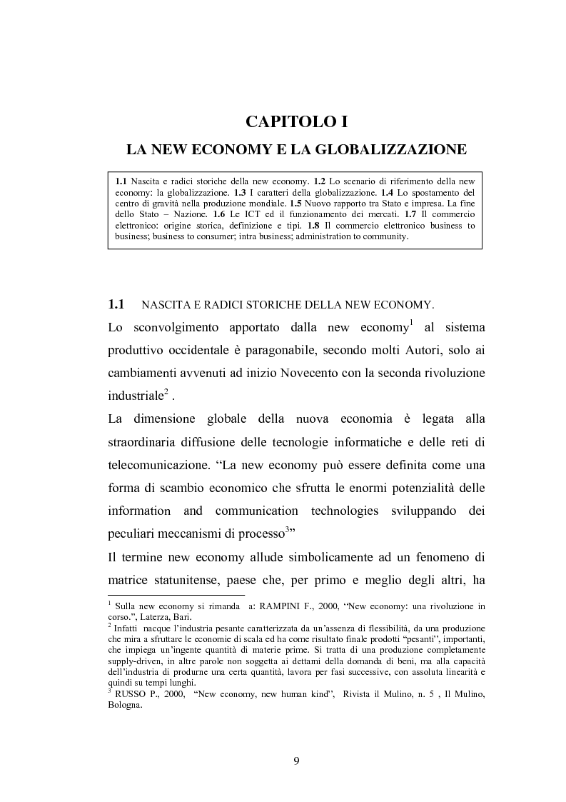 Anteprima della tesi: La tutela del consumatore nella new economy, Pagina 6