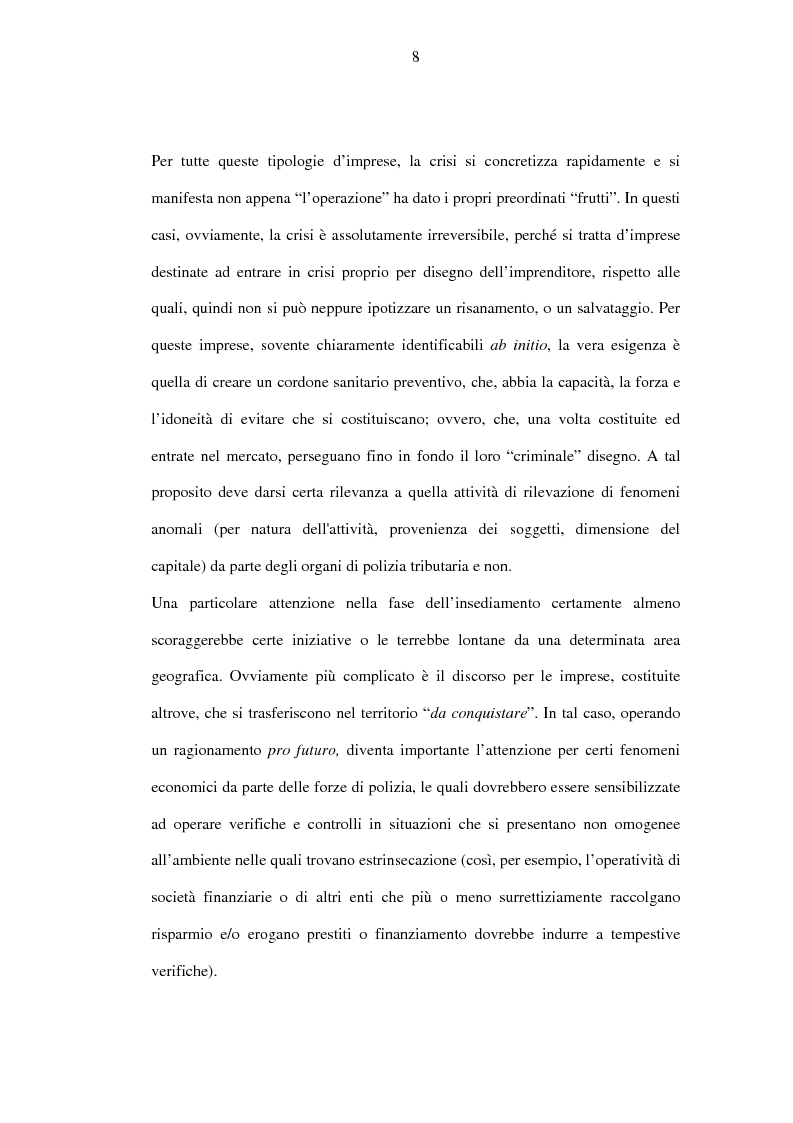 Anteprima della tesi: La crisi d'impresa e le tecniche di tutela del credito, Pagina 8