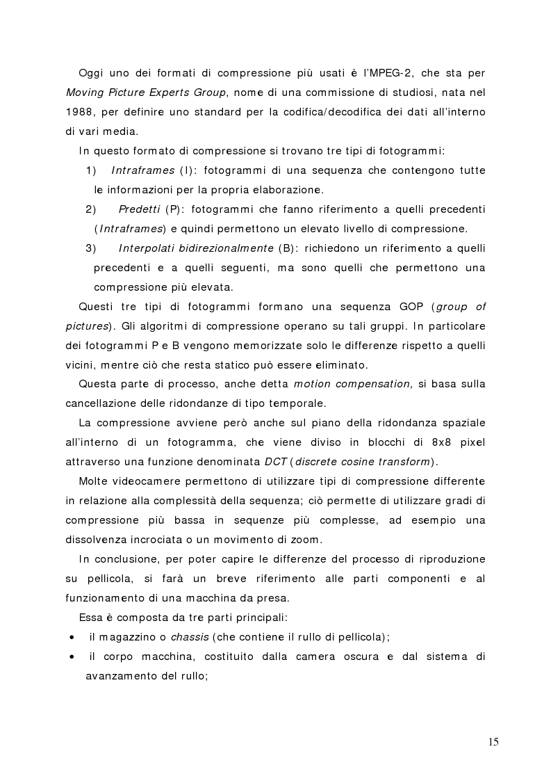 Anteprima della tesi: Rivoluzione digitale e cinema: la fase di produzione del film, Pagina 10