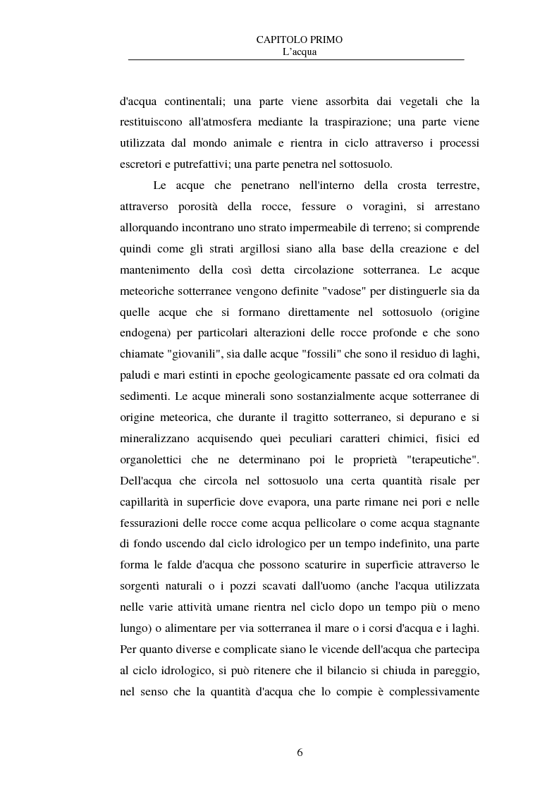 Anteprima della tesi: La nuova disciplina delle acque in bottiglia, Pagina 6