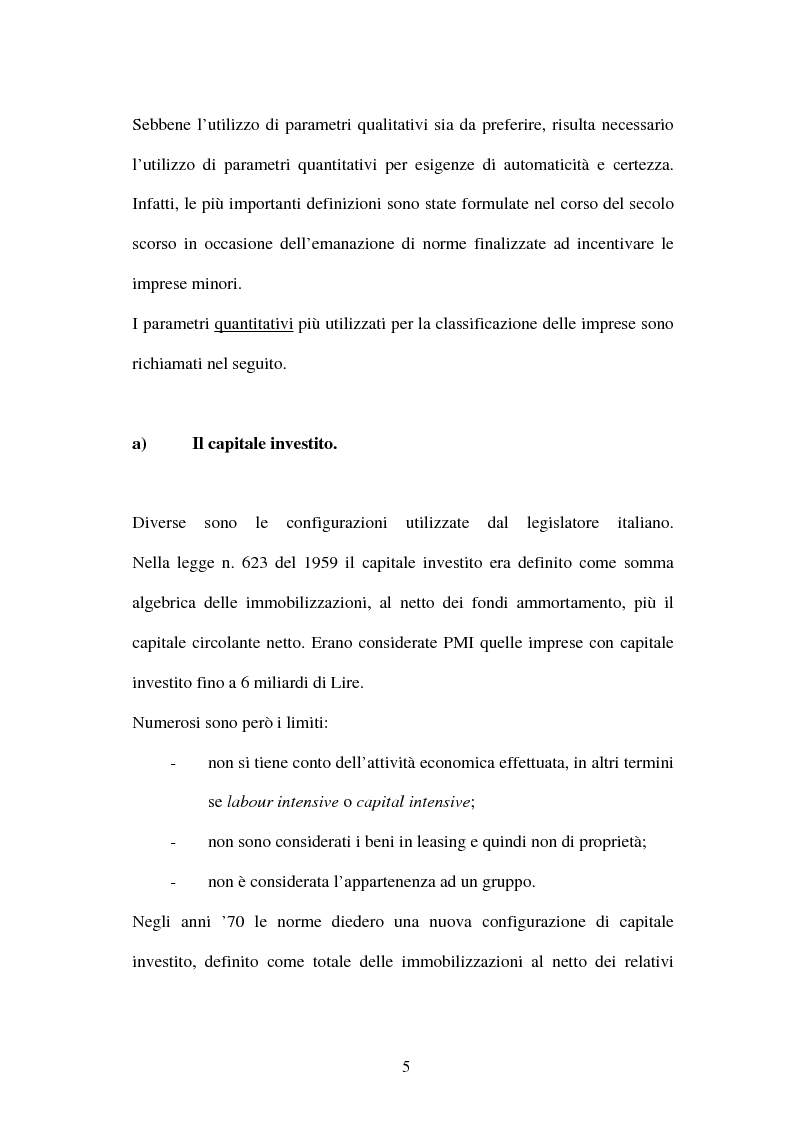 Anteprima della tesi: Le problematiche concernenti la concessione del credito alle PMI a seguito degli accordi di Basilea 2, Pagina 9
