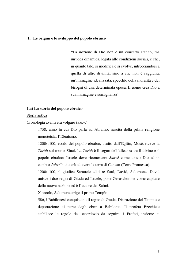 Anteprima della tesi: L'identità ebraica laica. Un confronto tra la prospettiva italiana e quella statunitense, Pagina 4
