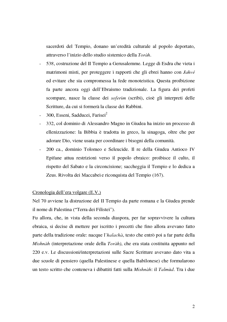 Anteprima della tesi: L'identità ebraica laica. Un confronto tra la prospettiva italiana e quella statunitense, Pagina 5