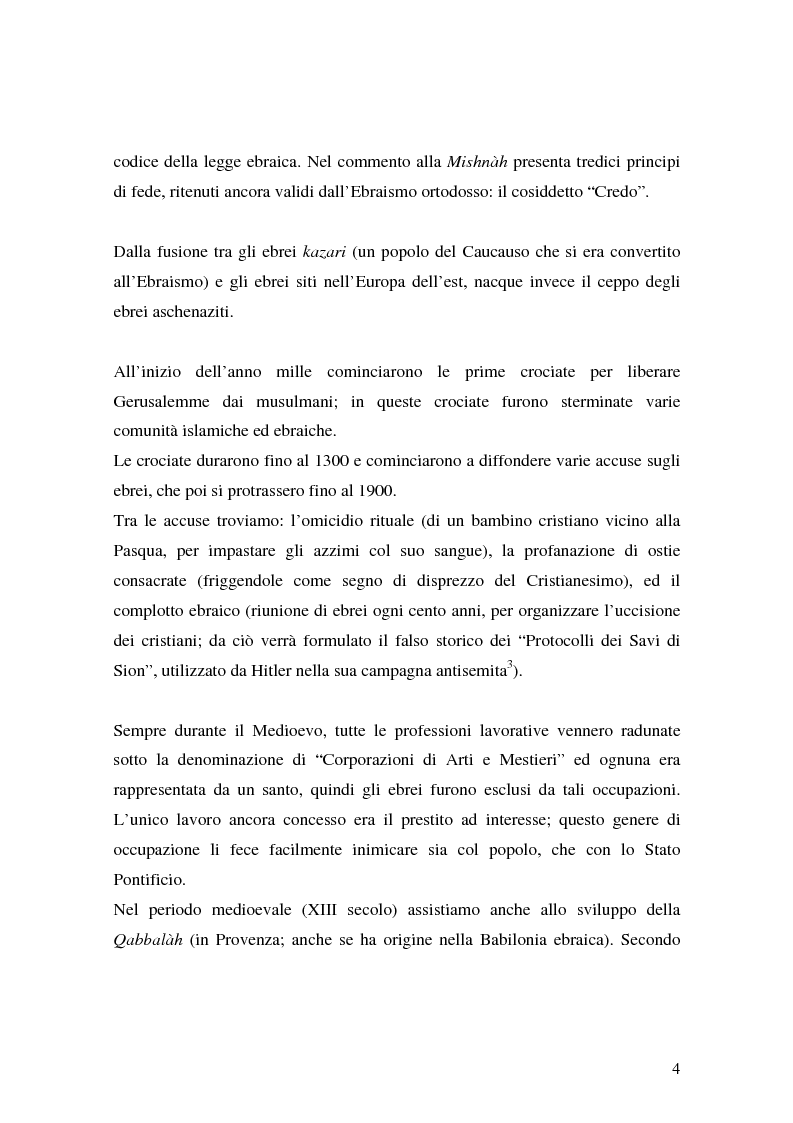 Anteprima della tesi: L'identità ebraica laica. Un confronto tra la prospettiva italiana e quella statunitense, Pagina 7