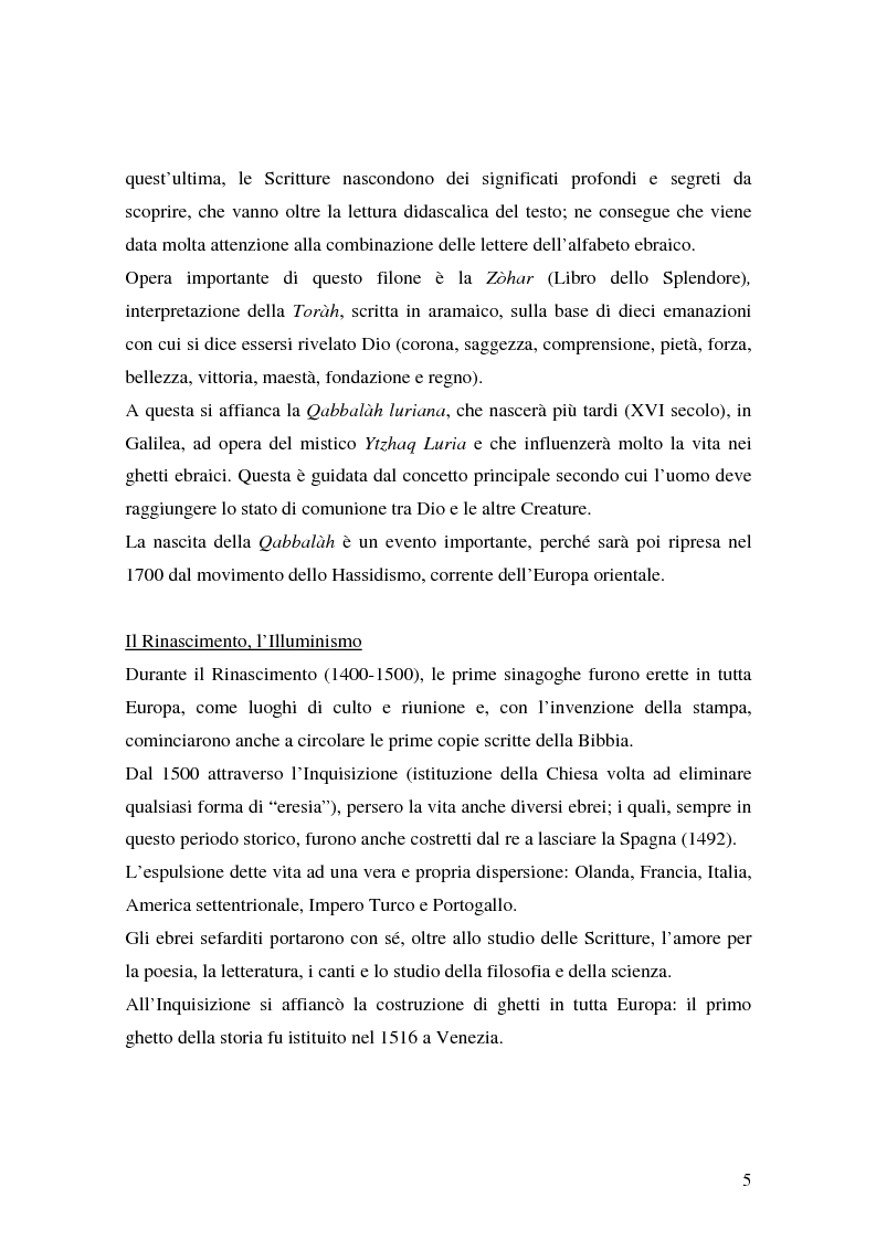Anteprima della tesi: L'identità ebraica laica. Un confronto tra la prospettiva italiana e quella statunitense, Pagina 8