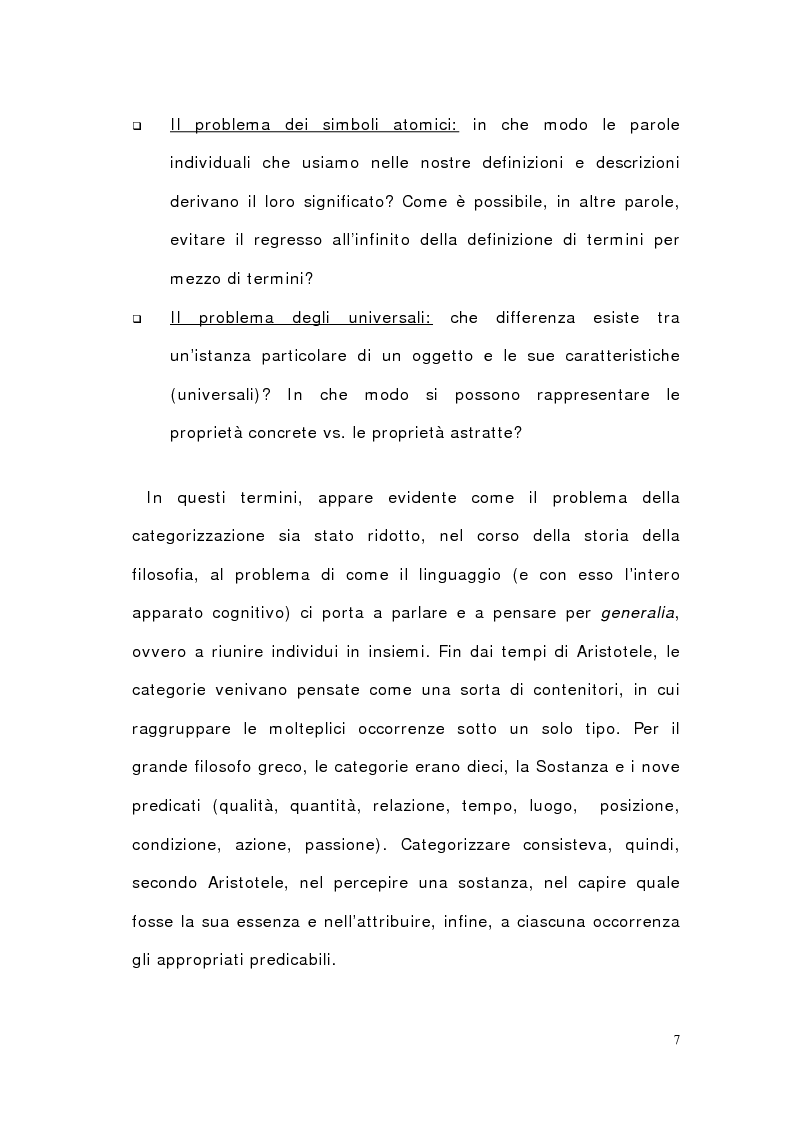 Anteprima della tesi: Modelli connessionistici della concettualizzazione, Pagina 4