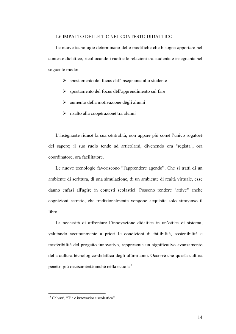 Anteprima della tesi: Progettare strumenti per la formazione a distanza. Gli aspetti motivazionali nell’apprendimento mediante strumenti telemediali., Pagina 14