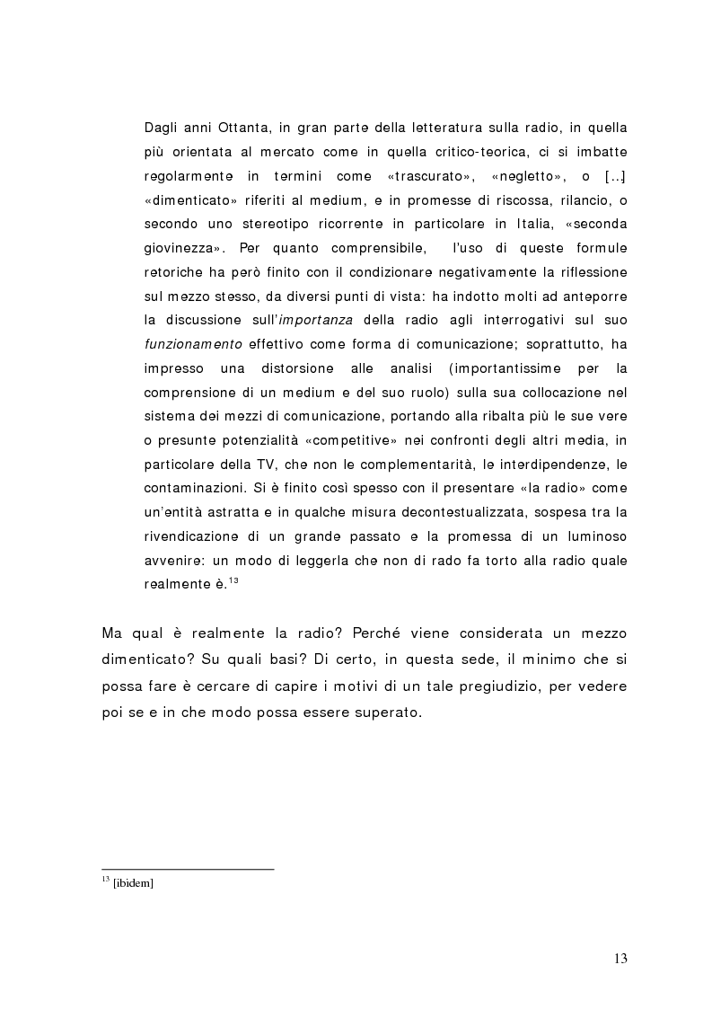 Anteprima della tesi: Radio Pictures: analisi dei rapporti tra radio e cinema, Pagina 11
