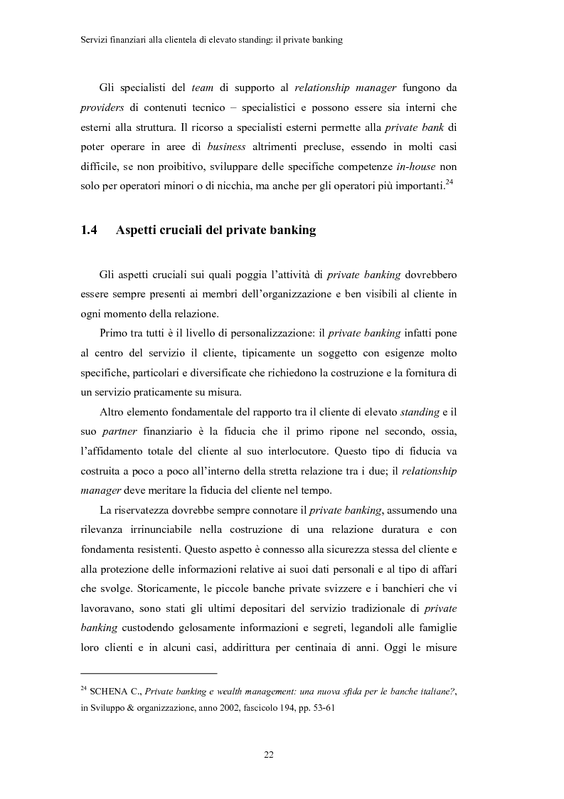 Anteprima della tesi: Servizi finanziari alla clientela di elevato standing: il private banking, Pagina 10