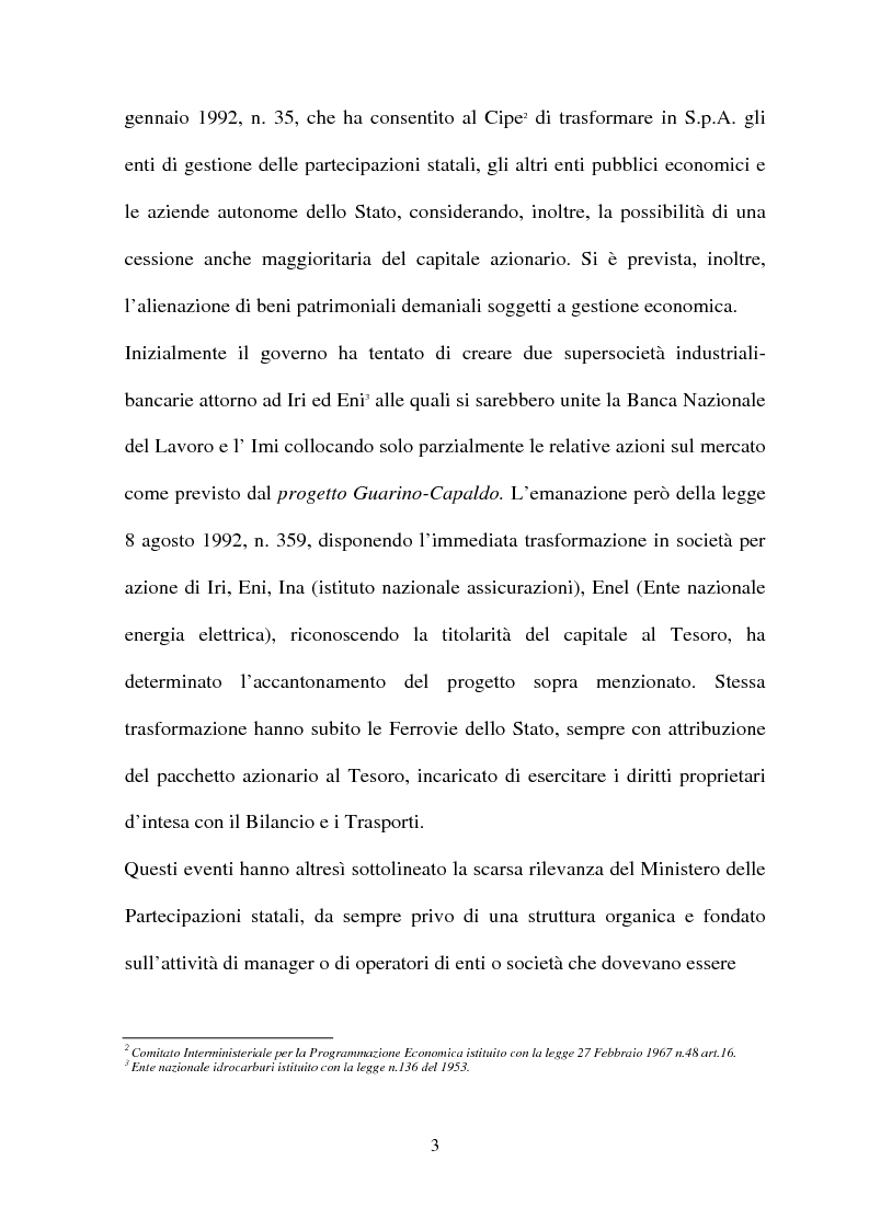 Anteprima della tesi: Effetti delle privatizzazioni sulle entrate dello Stato, Pagina 10