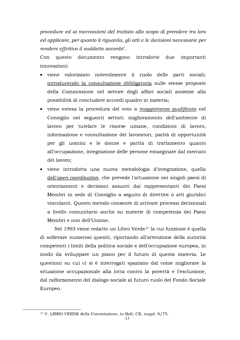 Anteprima della tesi: Sindacato e diritto comunitario, Pagina 9
