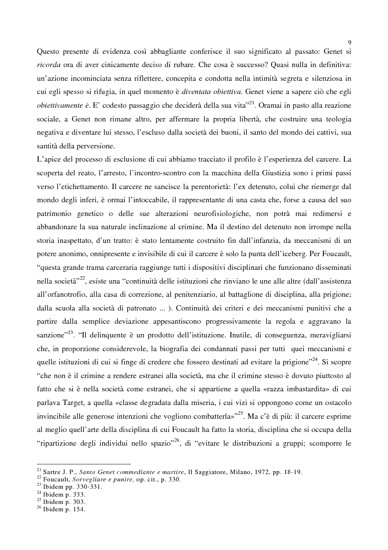 Anteprima della tesi: Lo spazio educativo all'interno del carcere minorile, Pagina 7