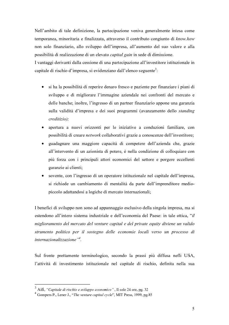 Anteprima della tesi: Il private equity per la crescita delle imprese, Pagina 2