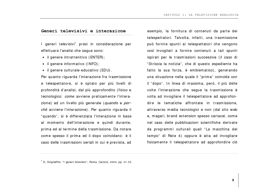 Anteprima della tesi: DTT: contenuti interattivi ed evoluzione del broadcasting tradizionale., Pagina 7