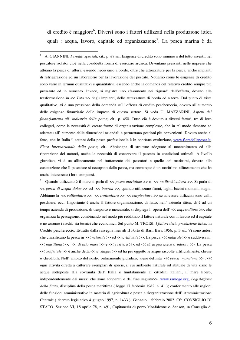 Anteprima della tesi: Il credito peschereccio, Pagina 4