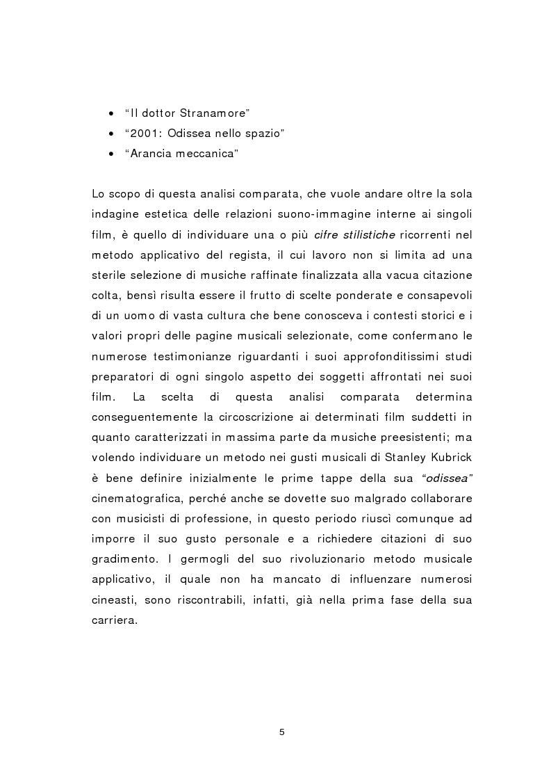 Anteprima della tesi: Il linguaggio musicale in Stanley Kubrick: ricerca di una metodologia, Pagina 9