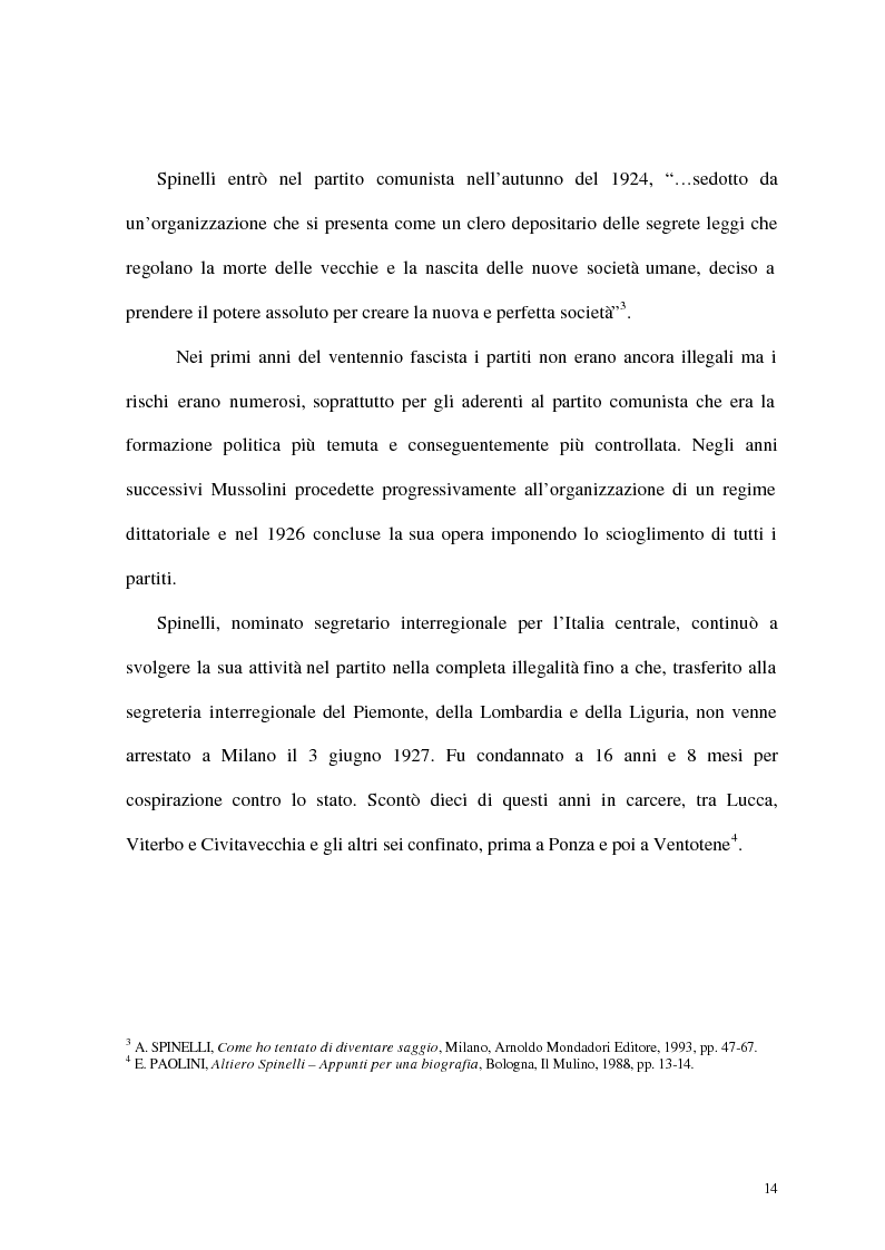 Anteprima della tesi: Altiero Spinelli e l'Europa comunitaria, Pagina 10