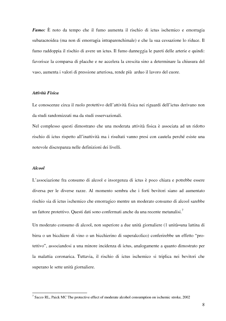 Anteprima della tesi: Ruolo del fisioterapista nella stroke unit, Pagina 6