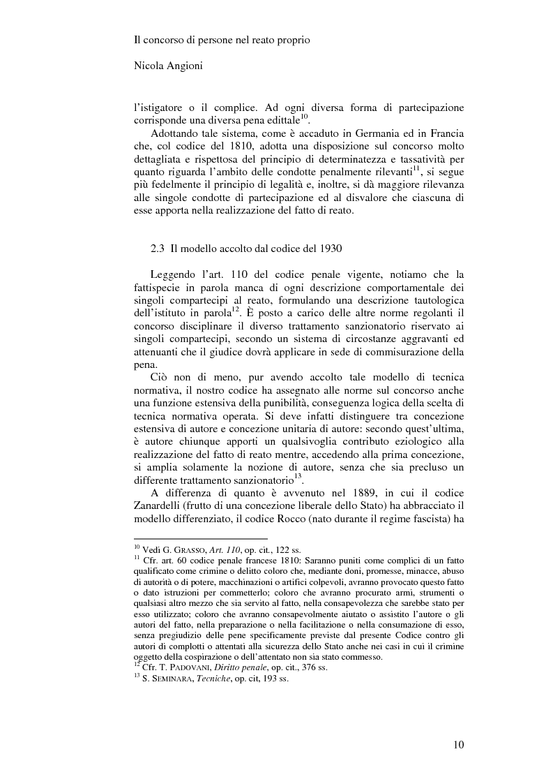 Anteprima della tesi: Il concorso di persone nel reato proprio, Pagina 7