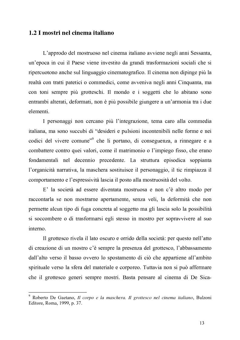 Anteprima della tesi: Processi di teratologizzazione del personaggio nel cinema di Nanni Moretti, Pagina 13