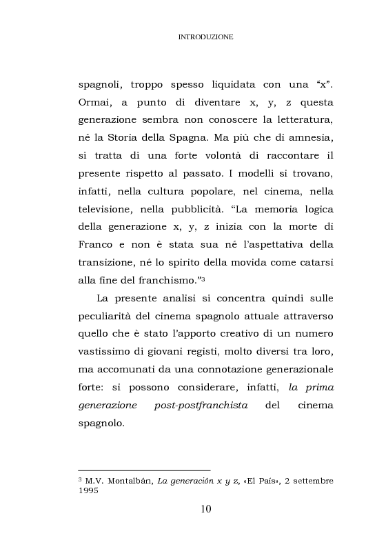 Anteprima della tesi: La prima generazione post-postfranchista del cinema spagnolo, Pagina 4
