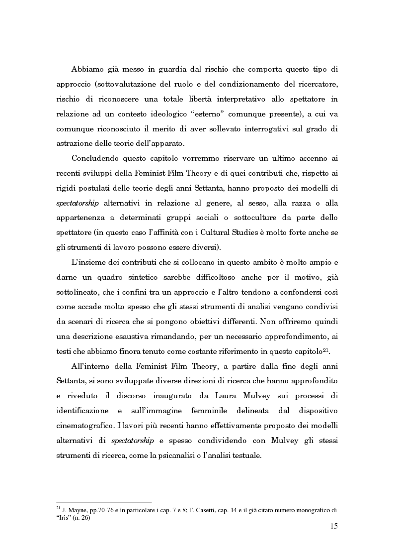 Anteprima della tesi: Nuove tecnologie ed esperienze di visione nel Multiplex Arcadia di Melzo: una indagine sociologica, Pagina 15