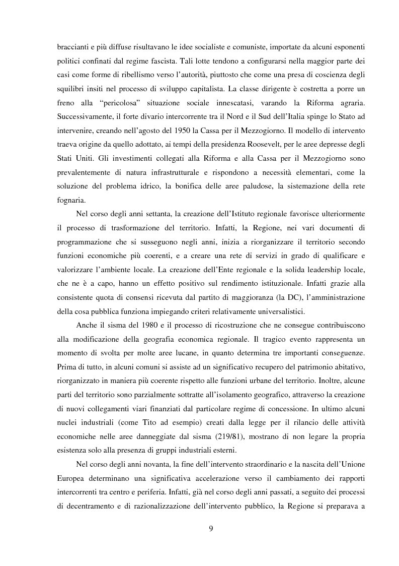 Anteprima della tesi: Agro-industria e sviluppo locale, Pagina 4