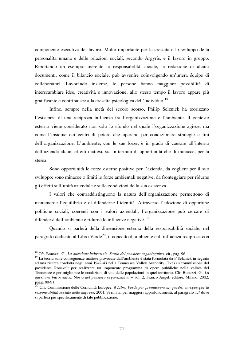 Anteprima della tesi: La valorizzazione degli stakeholders attraverso il bilancio sociale: il caso della Croce Verde di Castelfidardo ONLUS, Pagina 13