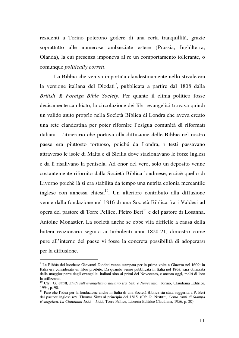 Anteprima della tesi: La casa editrice Claudiana di Torino. Nuove ricerche, Pagina 9