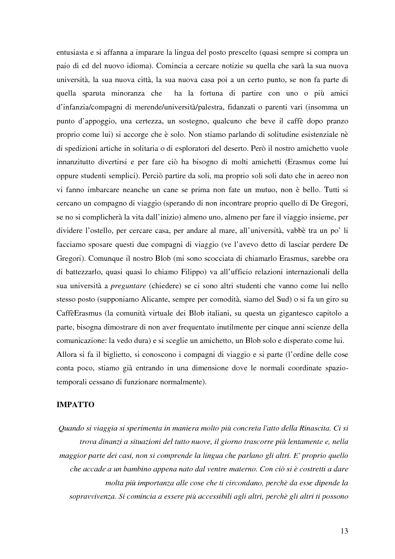 Anteprima della tesi: Antropologia dell'Erasmus. Partire studenti, vivere sballati, tornare uomini, Pagina 11